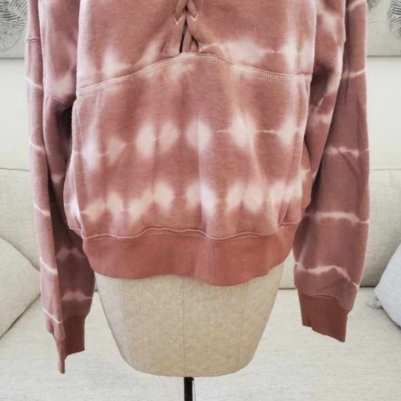 Free People Kelly Tie Dye Believer Hoodie Size Large Fireside Combo - Picture 8 of 16